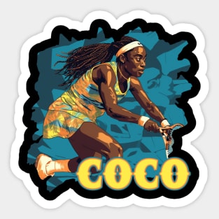 Coco Gauff Sticker